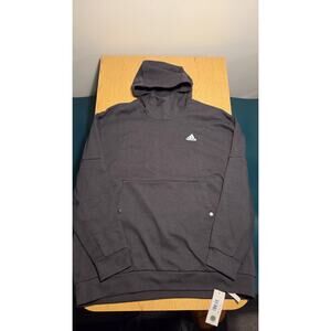 ADIDAS MLS MEN'S GREY BLACK HOODIE KE2090 220 TRV HD SIZE EXTRA LARGE NWT $95